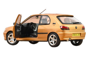 Peugeot 306 S16 Blaze Yellow Norev 1:18 184940 Métal Moulé — image 2 sur 3