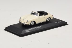 Porsche 356 B Cabriolet Blanc Ivoire Minichamps 1:43 400064332 Métal Moulé — image 2 sur 4