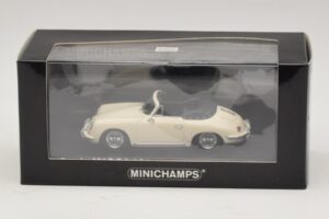 Porsche 356 B Cabriolet Blanc Ivoire Minichamps 1:43 400064332 Métal Moulé — image 4 sur 4