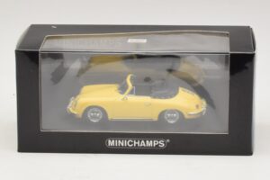 Porsche 356 B Cabriolet Jaune Minichamps 1:43 400064334 Métal Moulé — image 4 sur 4