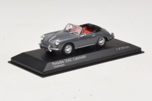 Porsche 356C Cabriolet Gris Minichamps 1:43 430062339 Métal Moulé — image 2 sur 4
