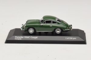 Porsche 356C Vert Foncé Minichamps 1:43 430062329 Métal Moulé