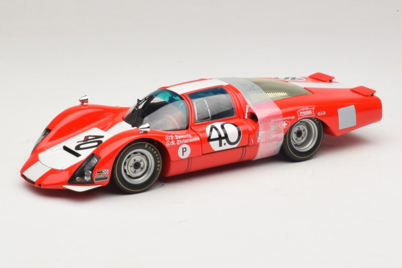 Porsche 906 LH Squadra Tartaruga #40 D. Spoerry / R. Steinemann 12 Hours of Sebring 1967 Minichamps 1:18 100676140 Métal Moul