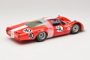 Porsche 906 LH Squadra Tartaruga #40 D. Spoerry / R. Steinemann 12 Hours of Sebring 1967 Minichamps 1:18 100676140 Métal Moul — image 3 sur 8