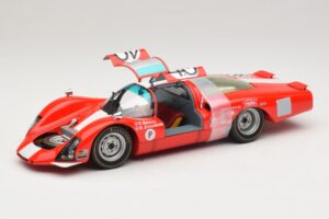 Porsche 906 LH Squadra Tartaruga #40 D. Spoerry / R. Steinemann 12 Hours of Sebring 1967 Minichamps 1:18 100676140 Métal Moul — image 2 sur 8
