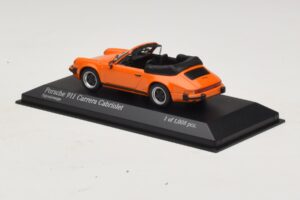 Porsche 911 930 Carrera Cabriolet Orange Minichamps 1:43 430062038 Métal Moulé — image 3 sur 4