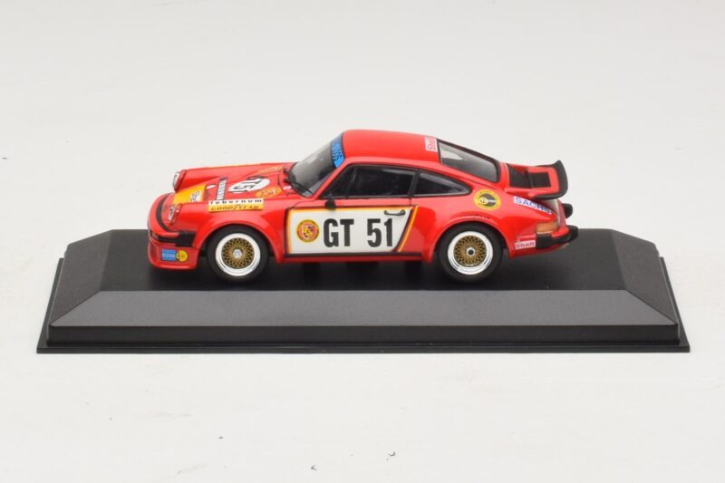 Porsche 911 934 #51 T. Hezemans Winner Nurburgring 1976 Minichamps 1:43 400766451 Métal Moulé