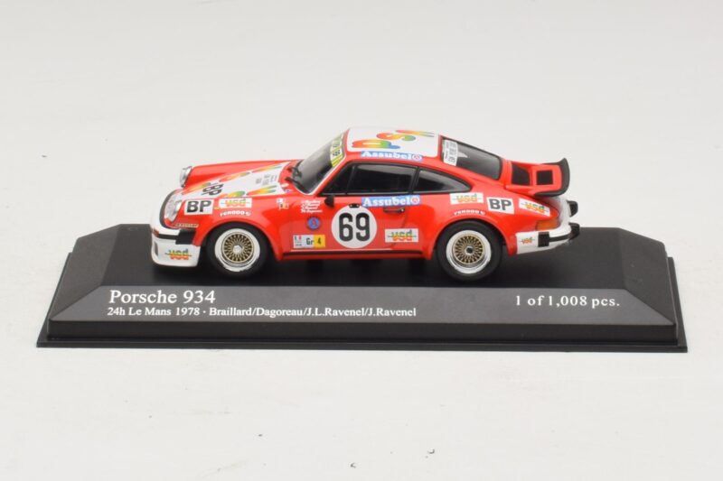 Porsche 911 934 #69 Braillard / Dagoreau 24 Hours of Le Mans 1978 Minichamps 1:43 Porsche 911 934 #69 Braillard / Dagoreau 24 Hours of Le Mans 1978 Minichamps 1:43 400786469 Métal Moulé