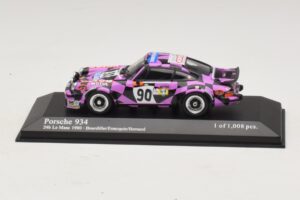 Porsche 911 934 #90 Bourdillat / Ennequin 24 Hours of Le Mans 1980 Minichamps 1:43 400806490 Métal Moulé