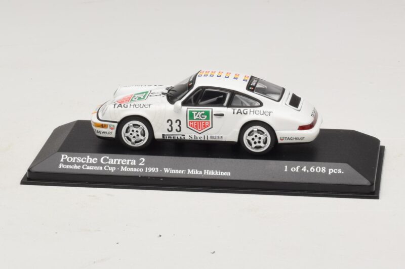 Porsche 911 964 Carrera 2 #33 M. Hakkinen Monaco Carrera Cup Winner 1993 Minichamps 1:43 Porsche 911 964 Carrera 2 #33 M. Hakkinen Monaco Carrera Cup Winner 1993 Minichamps 1:43 430936033 Métal Moulé