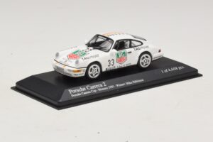 Porsche 911 964 Carrera 2 #33 M. Hakkinen Monaco Carrera Cup Winner 1993 Minichamps 1:43 430936033 Métal Moulé — image 2 sur 4