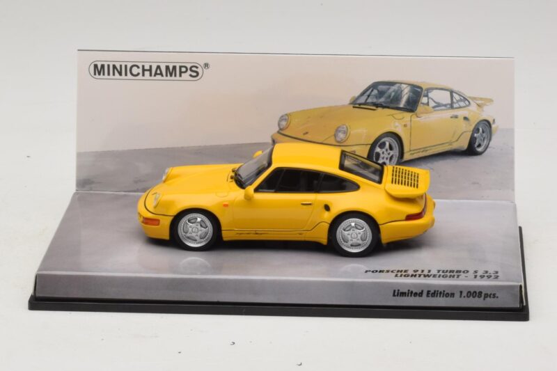 Porsche 911 964 Turbo S 3.3 Lightweight Minichamps 1:43 436069170 Métal Moulé