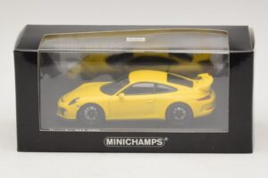 Porsche 911 991 GT3 Jaune Minichamps 1:43 410062021 Métal Moulé — image 4 sur 4