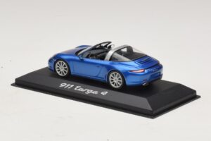 Porsche 911 991 Targa Bleu Métallisé Minichamps 1:43 WAP0200350E Métal Moulé — image 3 sur 4