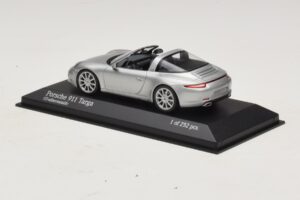 Porsche 911 991 Targa Argent Minichamps 1:43 410062442 Métal Moulé — image 3 sur 4