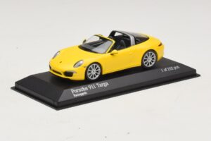 Porsche 911 991 Targa Jaune Minichamps 1:43 410062441 Métal Moulé — image 2 sur 4