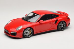 Porsche 911 991 Turbo S Rouge Minichamps 1:18 110062320 Métal Moulé