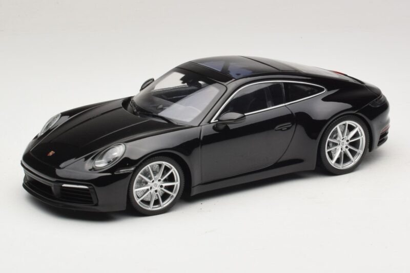 Porsche 911 992 Carrera 4S Noir Minichamps 1:18 WAP0211120R992 Métal Moulé