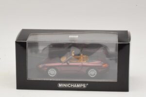 Porsche 911 996 Cabriolet Rouge Métallisé Minichamps 1:43 400061092 Métal Moulé — image 4 sur 4