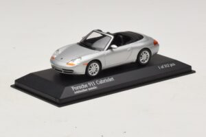 Porsche 911 996 Cabriolet Argent Métallisé Minichamps 1:43 400061091 Métal Moulé — image 2 sur 4