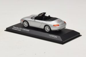 Porsche 911 996 Cabriolet Argent Métallisé Minichamps 1:43 400061091 Métal Moulé — image 3 sur 4