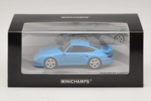 Porsche 911 996 Turbo S 3.6 Édition Anniversaire Bleu Minichamps 1:43 436069270 Métal Moulé — image 5 sur 5