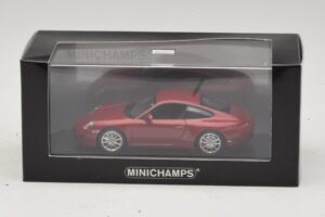 Porsche 911 997 Carrera 4S Red Metallic Minichamps 1:43 400066422 Métal Moulé — image 4 sur 4