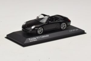 Porsche 911 997 Carrera Cabriolet Black Edition Minichamps 1:43 400066434 Métal Moulé — image 2 sur 4