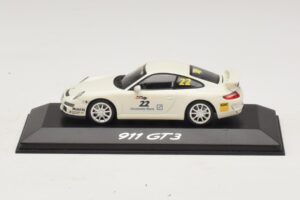 Porsche 911 997 GT3 #22 Blanc Minichamps 1:43 WAP020102016 Métal Moulé