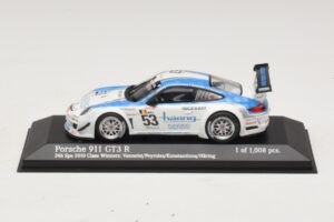 Porsche 911 997 GT3 R #53 Vannelet / Pyroles Class Winners 24 Hours of Spa 2010 Minichamps 1:43 400108953 Métal Moulé