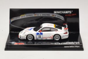 Porsche 911 997 GT3 RS #11 24 Hours Nurburgring 2010 Minichamps 1:43 437106711 Métal Moulé