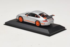 Porsche 911 997 GT3 RS Argent Orange Minichamps 1:43 403066013 Métal Moulé — image 3 sur 4