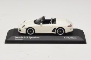 Porsche 911 997 Speedster Blanc Minichamps 1:43 400069531 Métal Moulé