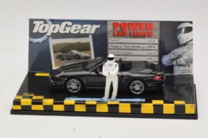 Porsche 911 997 Turbo Cabriolet Noir Top Gear Edition Minichamps 1:43 519436930 Métal Moulé