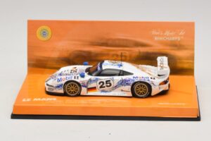 Porsche 911 GT1 #25 B. Wollek / T. Boutsen / H-J. Stuck 24 Hours of Le Mans 1996 Minichamps 1:43 403966625 Métal Moulé