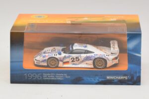 Porsche 911 GT1 #25 B. Wollek / T. Boutsen / H-J. Stuck 24 Hours of Le Mans 1996 Minichamps 1:43 403966625 Métal Moulé — image 5 sur 5