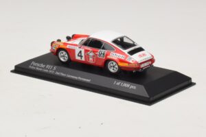 Porsche 911 S #4 G. Larrousse / J-C. Perramond 2nd Place Rally Monte Carlo 1972 Minichamps 1:43 400726804 Métal Moulé — image 3 sur 4