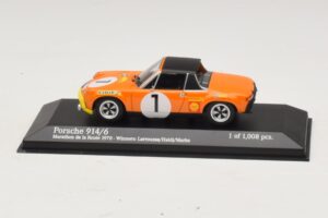 Porsche 914/6 #1 G. Larrousse / H. Marko Winners Marathon de la Route 1970 Minichamps 1:43 400706501 Métal Moulé