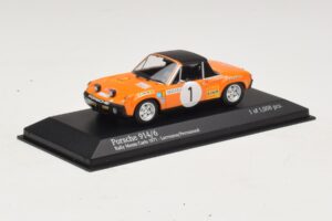 Porsche 914/6 #1 G. Larrousse / J-C. Perramond Rally Monte Carlo 1971 Minichamps 1:43 400716501 Métal Moulé — image 2 sur 4