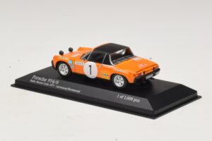 Porsche 914/6 #1 G. Larrousse / J-C. Perramond Rally Monte Carlo 1971 Minichamps 1:43 400716501 Métal Moulé — image 3 sur 4