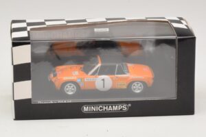 Porsche 914/6 #1 G. Larrousse / J-C. Perramond Rally Monte Carlo 1971 Minichamps 1:43 400716501 Métal Moulé — image 4 sur 4