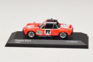Porsche 914/6 ONS R2 Rouge Minichamps 1:43 400746500 Métal Moulé