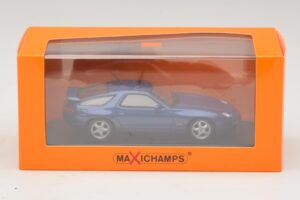 Porsche 928 Bleu Métallisé Maxichamps 1:43 940068101 Métal Moulé — image 4 sur 4
