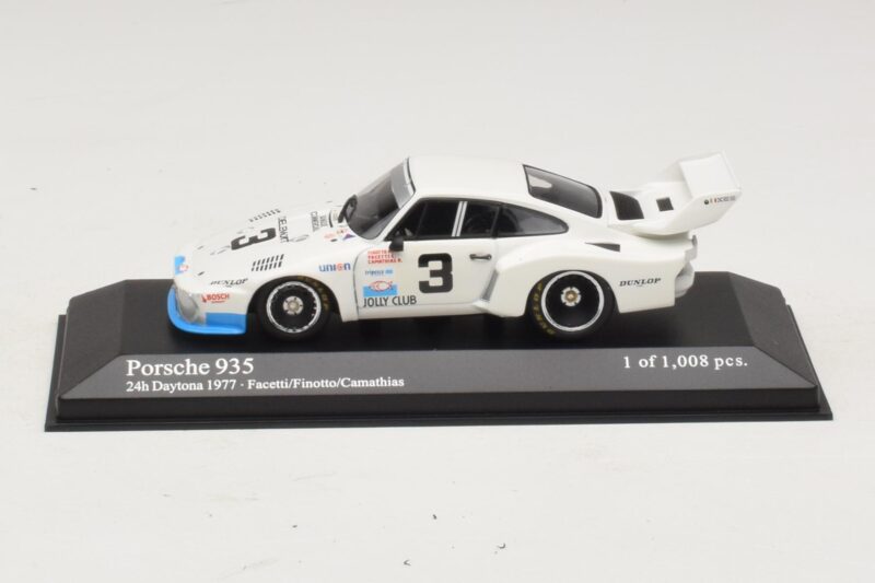 Porsche 935 Jolly Club #3 C. Facetti / M. Finotto 24 Hours of Daytona 1977 Minichamps 1:43 Porsche 935 Jolly Club #3 C. Facetti / M. Finotto 24 Hours of Daytona 1977 Minichamps 1:43 400776303 Métal Moulé