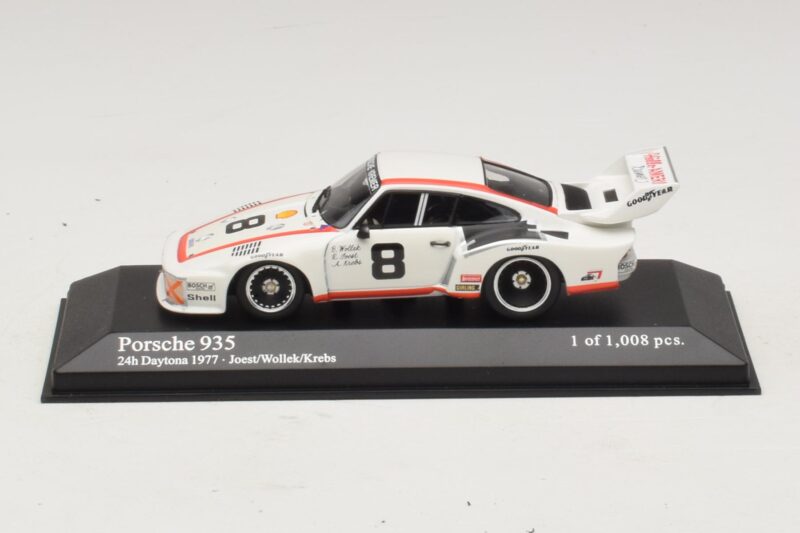 Porsche 935 Kremer Racing #8 R. Joest / B. Wollek 24 Hours of Daytona 1977 Minichamps 1:43 400776308 Métal Moulé