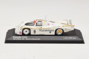 Porsche 956L Warsteiner #9 W. Brun / Bayern 24 Hours of Le Mans 1984 Minichamps 1:43 430846509 Métal Moulé