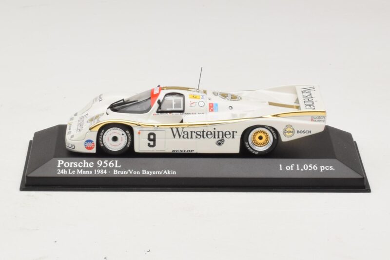 Porsche 956L Warsteiner #9 W. Brun / Bayern 24 Hours of Le Mans 1984 Minichamps 1:43 430846509 Métal Moulé