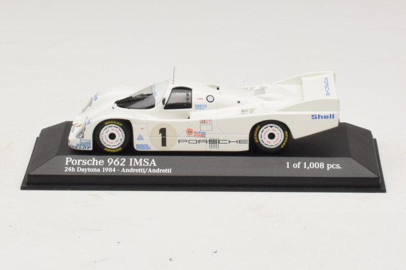Porsche 962 IMSA #1 Andretti 24 Hours of Daytona 1984 Minichamps 1:43 Porsche 962 IMSA #1 Andretti 24 Hours of Daytona 1984 Minichamps 1:43 400846501 Métal Moulé