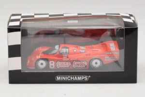Porsche 962 IMSA #8 A.J. Foyt / B. Wollek 12 Hours of Sebring 1985 Minichamps 1:43 400856508 Métal Moulé — image 4 sur 4