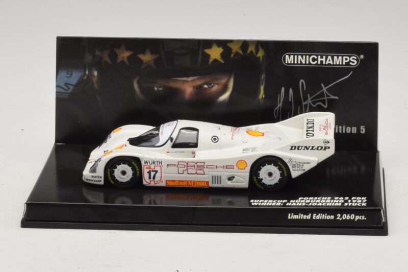 Porsche 962 PDK #17 H-J. Stuck Supercup Nurburgring 1987 Minichamps 1:43 Porsche 962 PDK #17 H-J. Stuck Supercup Nurburgring 1987 Minichamps 1:43 444876817 Métal Moulé